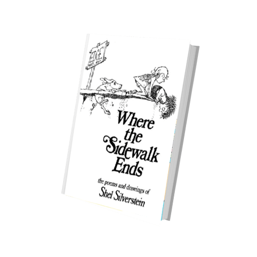 A clever collection of hilarious poems illustrated by the author. This book is just as much for adults as it is for kids. The sidewalk ends somewhere between young & old